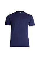 Uneek - Unisex Eco-friendly T Shirt - 75% Organic Cotton 25% Recycled Cotton - Navy - Size XS