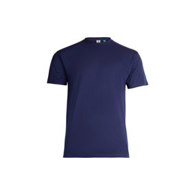 Uneek - Unisex Eco-friendly T Shirt - 75% Organic Cotton 25% Recycled Cotton - Navy - Size XS