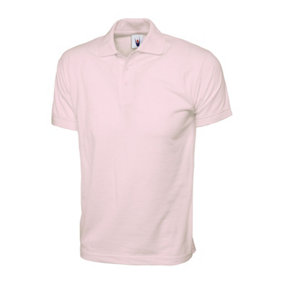 Uneek - Unisex Jersey Poloshirt - 100% Cotton - Pink - Size 2XL