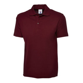Uneek - Unisex Olympic Poloshirt - 50% Polyester 50% Cotton - Maroon - Size 4XL