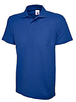 Uneek - Unisex Olympic Poloshirt - 50% Polyester 50% Cotton - Royal - Size XS