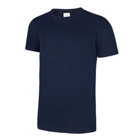 Uneek - Unisex Olympic T-shirt - Reactive Dyed - Navy - Size L