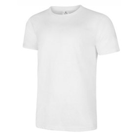 Uneek - Unisex Olympic T-shirt - Reactive Dyed - White - Size 2XL