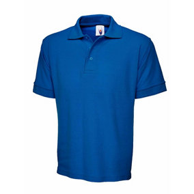 Uneek - Unisex Poloshirt - Reactive Dyed - Royal - Size L