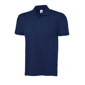 Uneek - Unisex Premium Poloshirt - 50% Polyester 50% Cotton - French Navy - Size 2XL