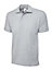 Uneek - Unisex Premium Poloshirt - 50% Polyester 50% Cotton - Heather Grey - Size XL