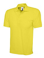 Uneek - Unisex Premium Poloshirt - 50% Polyester 50% Cotton - Yellow - Size 4XL