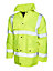 Uneek - Unisex Road Safety Jacket - Conforming to 89/686/EEC Directive - Yellow - Size L