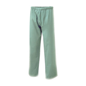 Uneek - Unisex Scrub Trouser - 65% Polyester 35% Cotton - Aqua - Size 2XL
