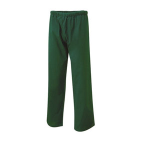 Uneek - Unisex Scrub Trouser - 65% Polyester 35% Cotton - Bottle Green - Size 2XL