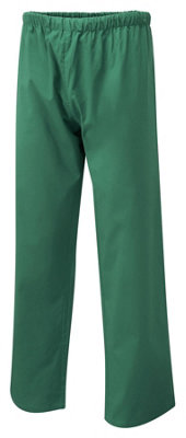 Uneek - Unisex Scrub Trouser - 65% Polyester 35% Cotton - Emerald - Size XS