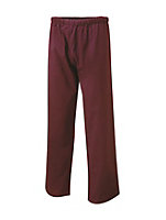 Uneek - Unisex Scrub Trouser - 65% Polyester 35% Cotton - Maroon - Size M