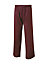 Uneek - Unisex Scrub Trouser - 65% Polyester 35% Cotton - Maroon - Size S