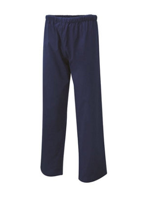 Uneek - Unisex Scrub Trouser - 65% Polyester 35% Cotton - Navy - Size XS