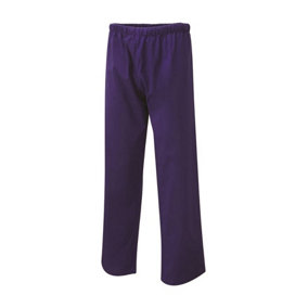 Uneek - Unisex Scrub Trouser - 65% Polyester 35% Cotton - Royal - Size 2XL