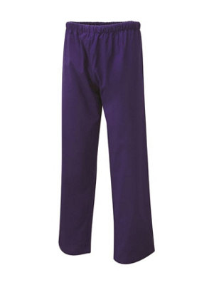 Uneek - Unisex Scrub Trouser - 65% Polyester 35% Cotton - Royal - Size XS