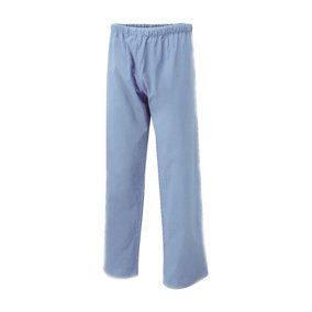Uneek - Unisex Scrub Trouser - 65% Polyester 35% Cotton - Sky - Size 2XL