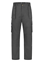 Uneek - Unisex Super Pro Trouser Regular - 65% Polyester - Grey - Size 38