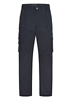 Uneek - Unisex Super Pro Trouser Short - 65% Polyester 35% Cotton - Navy - Size 46