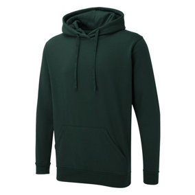 Uneek - Unisex The UX Hoodie - Reactive Dyed - Bottle Green - Size M