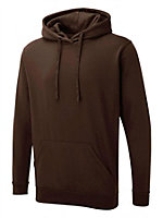 Uneek - Unisex The UX Hoodie - Reactive Dyed - Brown - Size 6XL