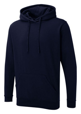 Uneek - Unisex The UX Hoodie - Reactive Dyed - Navy - Size L