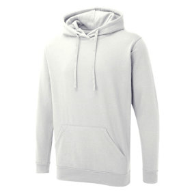 Uneek - Unisex The UX Hoodie - Reactive Dyed - White - Size L