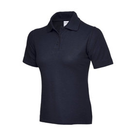 Uneek - Unisex Ultra Cotton Poloshirt - 100% Ring Spun Combed Cotton - Navy - Size 2XL