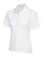 Uneek - Unisex Ultra Cotton Poloshirt - 100% Ring Spun Combed Cotton - White - Size L