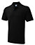 Uneek - Unisex Ultra Cotton Poloshirt - Reactive Dyed - Black - Size M