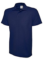 Uneek - Unisex Ultra Cotton Poloshirt - Reactive Dyed - French Navy - Size M