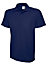 Uneek - Unisex Ultra Cotton Poloshirt - Reactive Dyed - French Navy - Size M