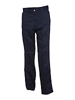 Uneek - Unisex Workwear Trouser Long - 65% Polyester 35% Cotton - Navy - Size 34