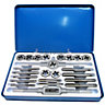 UNF (AF) and UNC Tap and Die 24pc Set Imperial with Metal Case