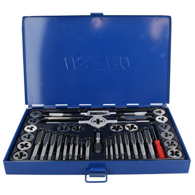 UNF / UNC imperial / af sae tap and die set 40pc kit / thread repair AT526