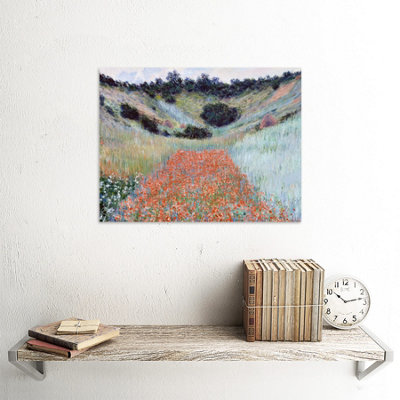 Unframed Wall Art Claude Monet Poppy Field In A Hollow Near