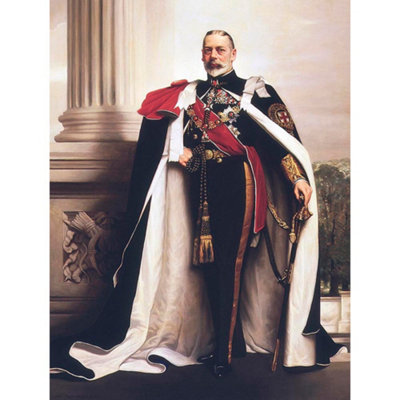 Unframed Wall Art Painting Portrait Lander King George V England ...