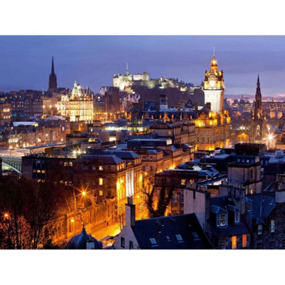 Unframed Wall Art Photo Cityscape Edinburgh Scotland Castle Scott ...