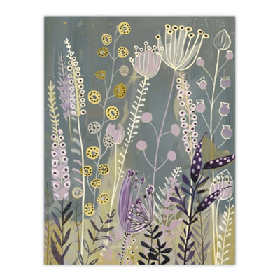 Unframed Wall Art Spring Wildflower Meadow Artwork Floral Nature ...