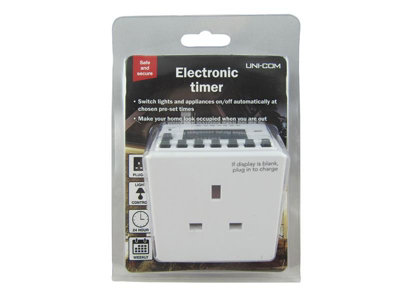 Uni-Com 55303 24-Hour 7-Day Electronic Timer UNC55303