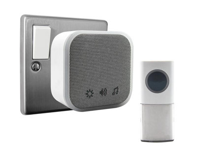 Uni-Com 98477GB + W96001 Plug-in Door Chime White UNC68433