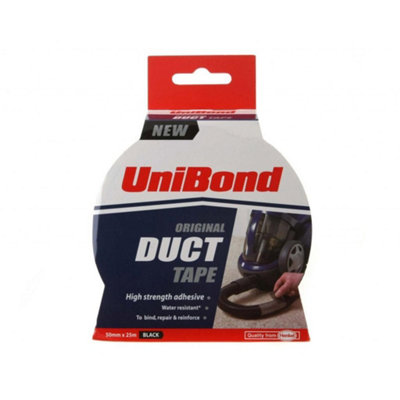 UniBond Original Duct Tape Black (One Size) DIY at B&Q