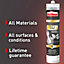 Unibond Seal & Bond Sealant Cartridge Translucent Multi-Purpose Adhesive, 291g