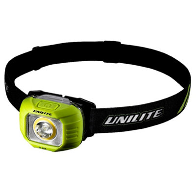 Unilite HT-650R Dual Power Double LED Headtorch - 650 Lumen - 84 Metre Beam Range - IP65