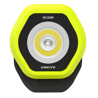 Unilite HX1500R USB Rechargeable Dual LED Compact Work Light - 1500 ...