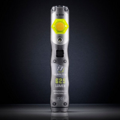 Unilite IL-625R USB Rechargeable Inspection Light with Torch - 625 Lumen - 46 Metre Beam Range - IP65 / IK07