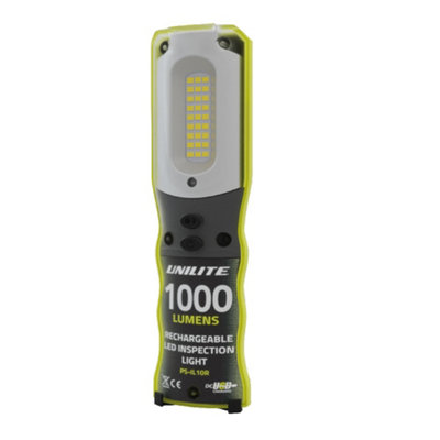 Unilite PS-IL10R USB Rechargeable Inspection Light Torch - 1000 Lumen - 64 Metre Beam Range - IP54