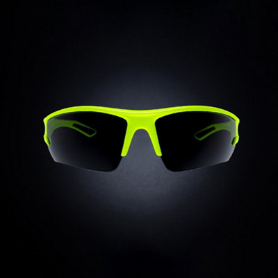 Unilite SG-YDS Safety Glasses with Dark Smoked Lens - UV Protection - Anti Scratch - Anti Fog Lens