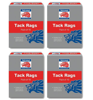 Unimask Tack Cloths Tack Rags Paint Cloth Tack Rag Tack Cloth Box Of 10 x4