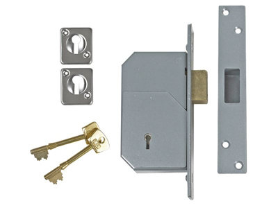 UNION B-3G110-PL-73 3G110 C Series 5 Detainer Deadlock 73mm Satin Brass UNNB3G110B73